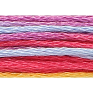 Anchor Embroidery thread Mouline Multi Color 1360, 6 stranded, 8m