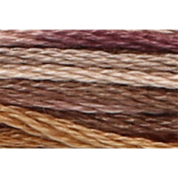 Anchor Sticktwist Multi 8m, chocolate melange, algodón, color 1390, 6-hilos