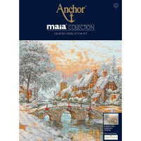 Anchor Collection Maia Set de point de croix "Noël", modèle de comptage