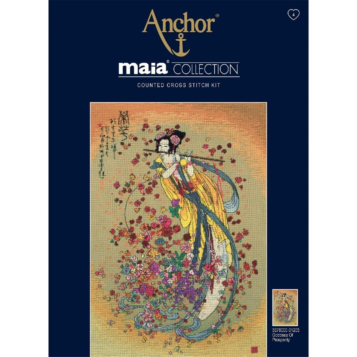 Anchor Set punto croce Maia Collection "Goddess of...