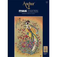 Anchor Set punto croce Maia Collection "Goddess of Prosperity", schema di conteggio