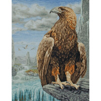 Anchor Set punto croce collezione Maia "3d eagle", schema di conteggio