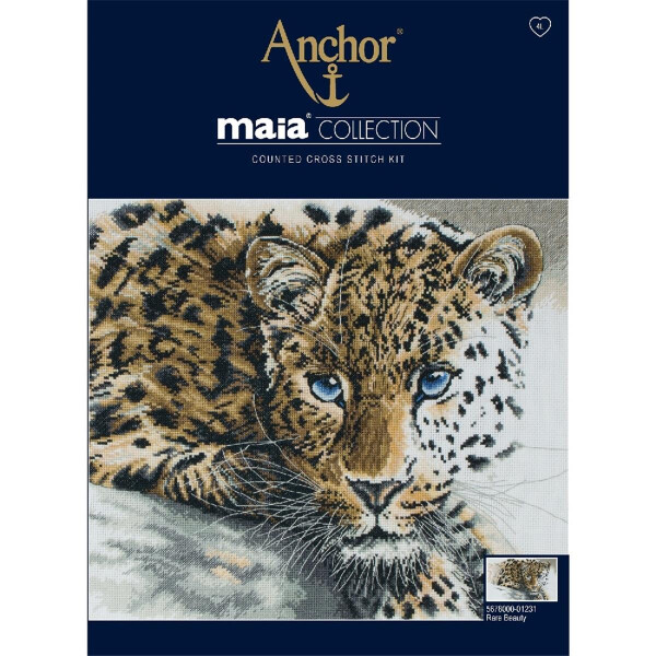 Anchor Maia Collection Kreuzstich-Set "Seltene Schönheit", Zählmuster