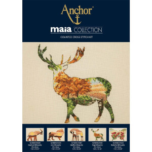 Anchor Maia Collectie Kruissteekset "Stag...