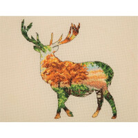 Anchor Maia Collection counted Cross Stitch kit "Stag Silhouette", DIY