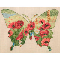 Anchor Maia Collection набор для вышивания крестиком "Butterfly Silhouette", счетная схема