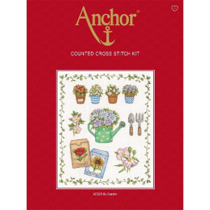 Anchor counted Cross Stitch kit "My Garden", DIY