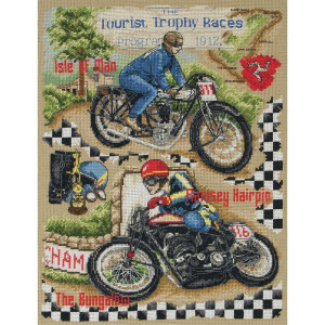 Anchor counted Cross Stitch kit "Isle of Man", DIY