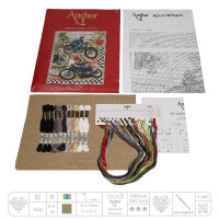 Anchor counted Cross Stitch kit "Isle of Man", DIY