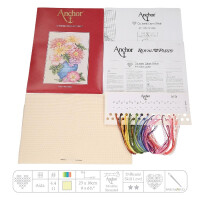 Anchor counted Cross Stitch kit "Floral Spray", DIY