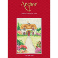 Anchor counted Cross Stitch kit "Cottage Garden", DIY
