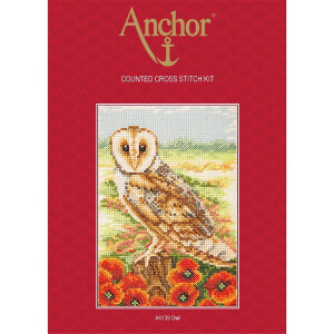 Anchor counted Cross Stitch kit "Owl", DIY