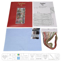 Anchor counted Cross Stitch kit "French City Scene", DIY