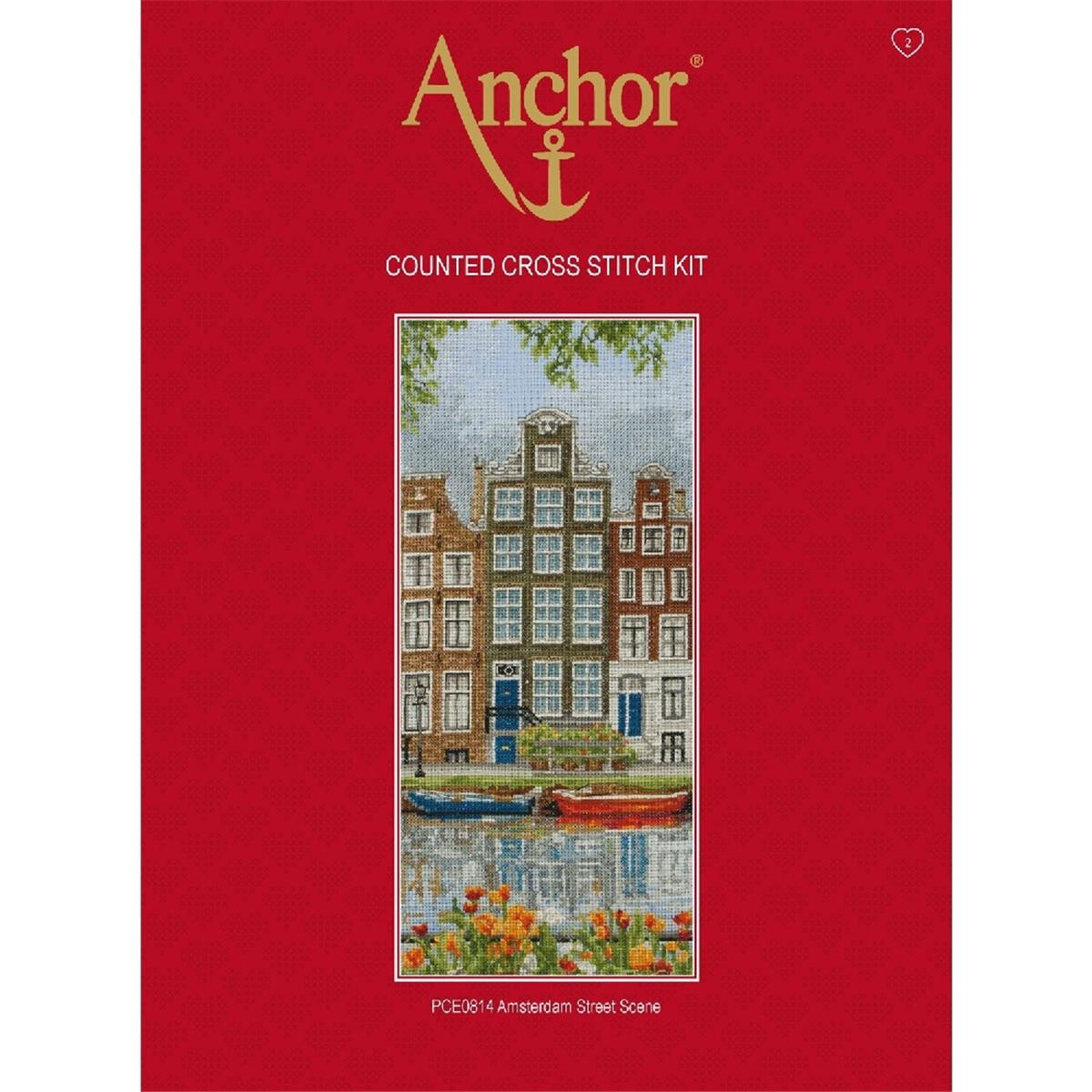 Anchor Kreuzstich-Set "Amsterdamer Szene",...