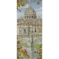 Anchor counted Cross Stitch kit "St Peters Basilica", DIY
