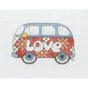 Anchor counted Cross Stitch kit "Camper Van", DIY