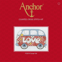 Anchor counted Cross Stitch kit "Camper Van", DIY