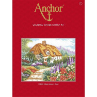 Anchor Set de point de croix "Le jardin de lagriculteur en pleine floraison", modèle de point de comptage