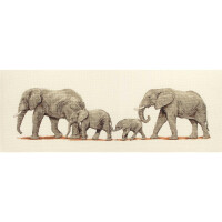 Anchor Set de point de croix "Promenade des éléphants", modèle de point de comptage