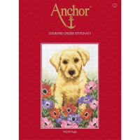 Anchor counted Cross Stitch kit "Puppy", DIY