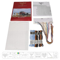 Anchor counted Cross Stitch kit "Vintage Rolls on the Beach", DIY