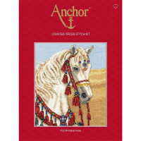 Набор для вышивания крестом Anchor "Арабский скакун", счетная схема