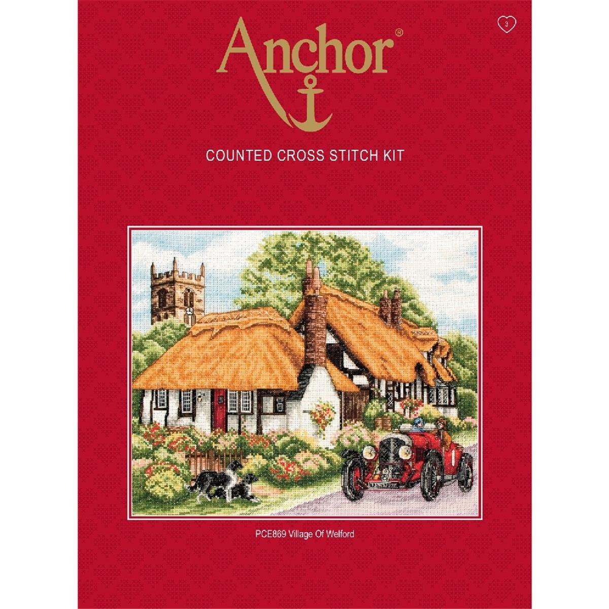 Anchor Kreuzstich-Set "Dorf von Welford",...