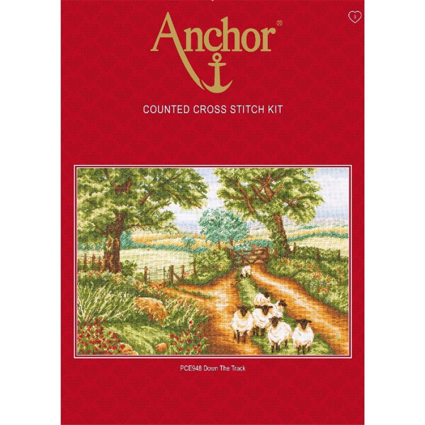 Anchor counted Cross Stitch kit "Down The Track", DIY