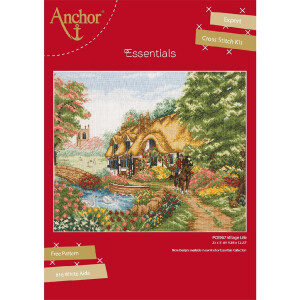 Anchor counted Cross Stitch kit "Village Life",...