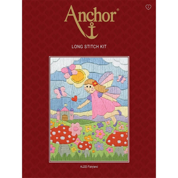 Anchor stamped Long Stitch kit "Fairy Land", DIY