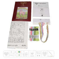 Anchor stamped Long Stitch kit "Unicorn", DIY
