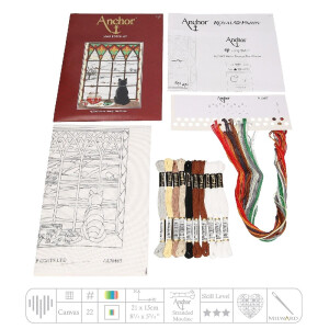 Anchor stamped Long Stitch kit "Winter Through The...