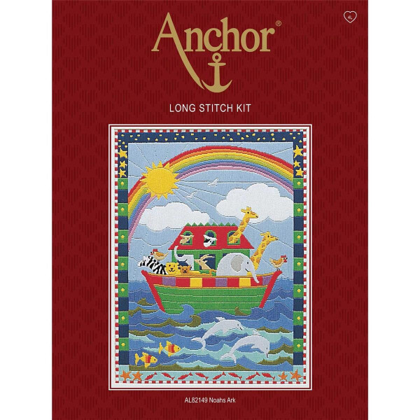 Anchor Langstich-Set "Arche Noah", Bild vorgezeichnet