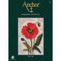 Anchor Starters stamped Tapisserie Stitch kit "Poppy I", DIY