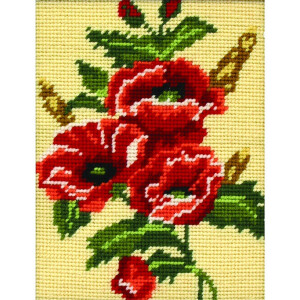 Anchor Starters stamped Tapisserie Stitch kit &quot;Poppy...