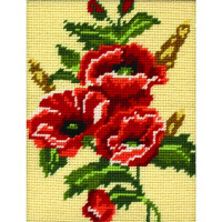 Anchor Set di ricamo Tapestry "Poppy ii", immagine pre-disegnata