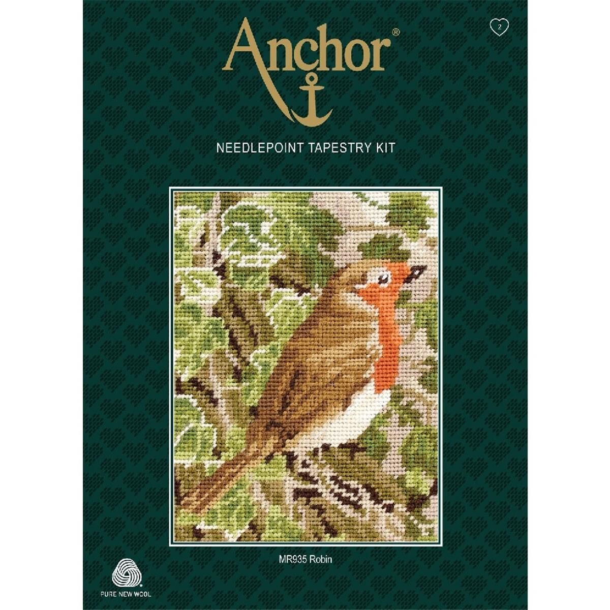 Anchor Set di ricamo Tapestry "Robin", immagine...