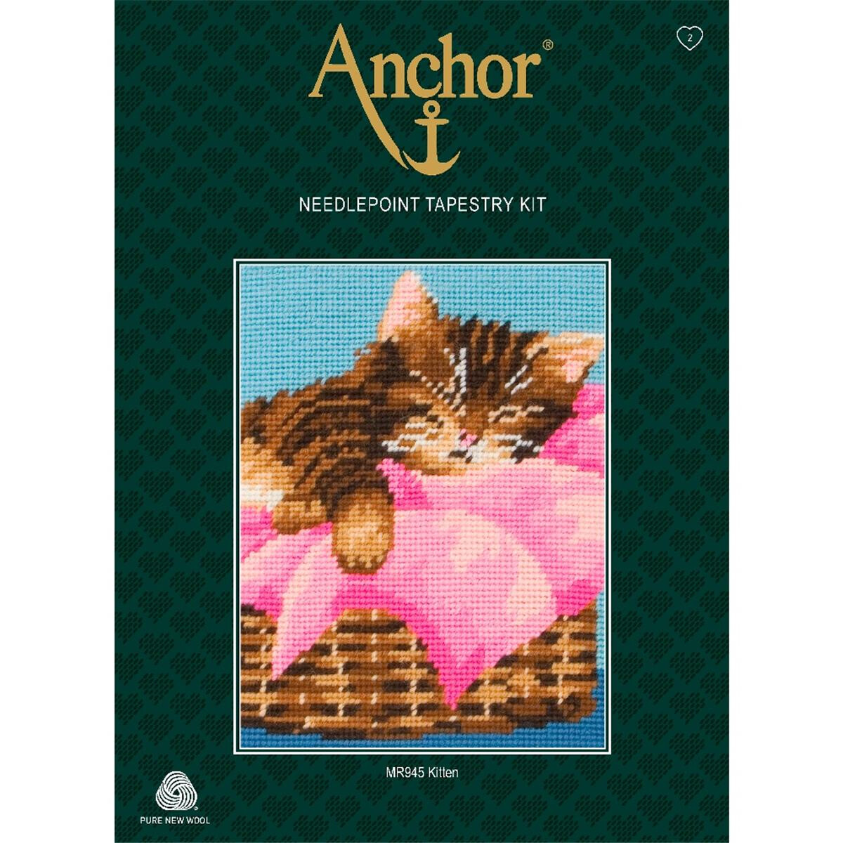 Набор для вышивания гобелена Anchor "Котенок",...