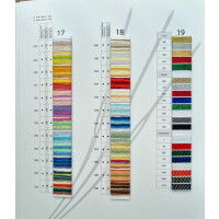 Anchor Tabella dei colori Tabella dei colori con fili reali Mouline filo da ricamo