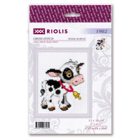 Riolis counted cross stitch Kit Calf with a Bell, 13x16cm, DIY