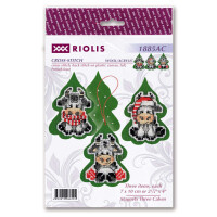 Riolis "Magnets Three Calves" embroidery kit cross stitch Set of 3 pcs DIY