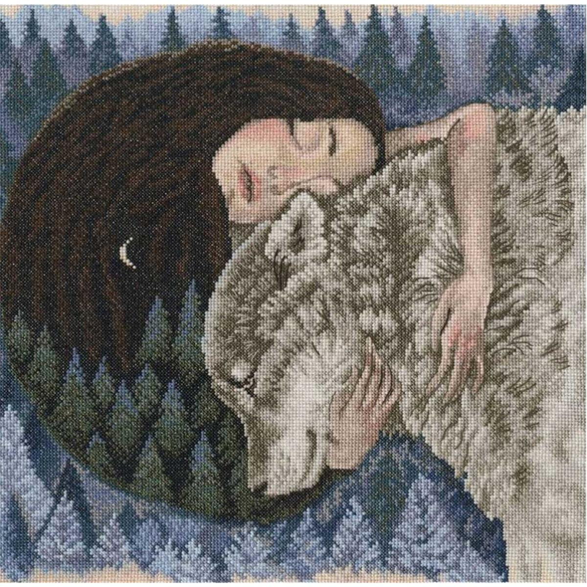 RTO counted Cross Stitch Kit "Forest Heartbeat"...