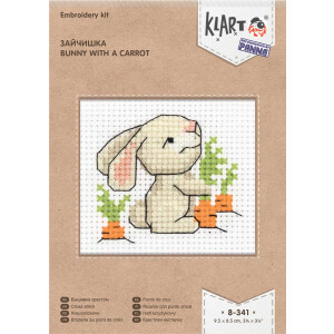 Klart counted cross stitch kit "Bunny with a...