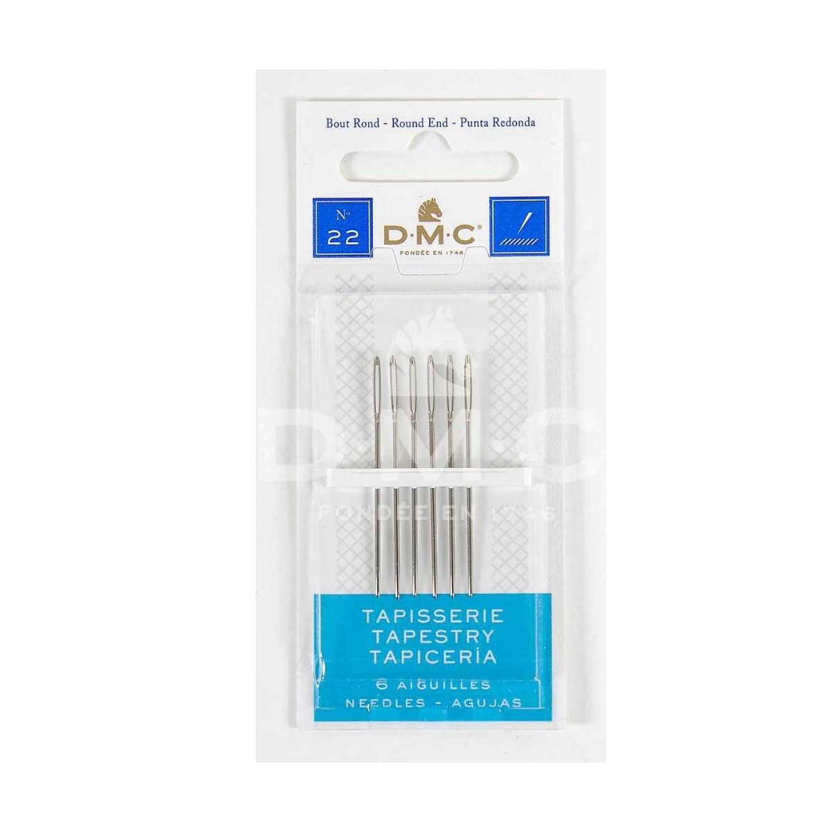 DMC Stitch Needle for Tapestry, rounded end, Size 22, set...