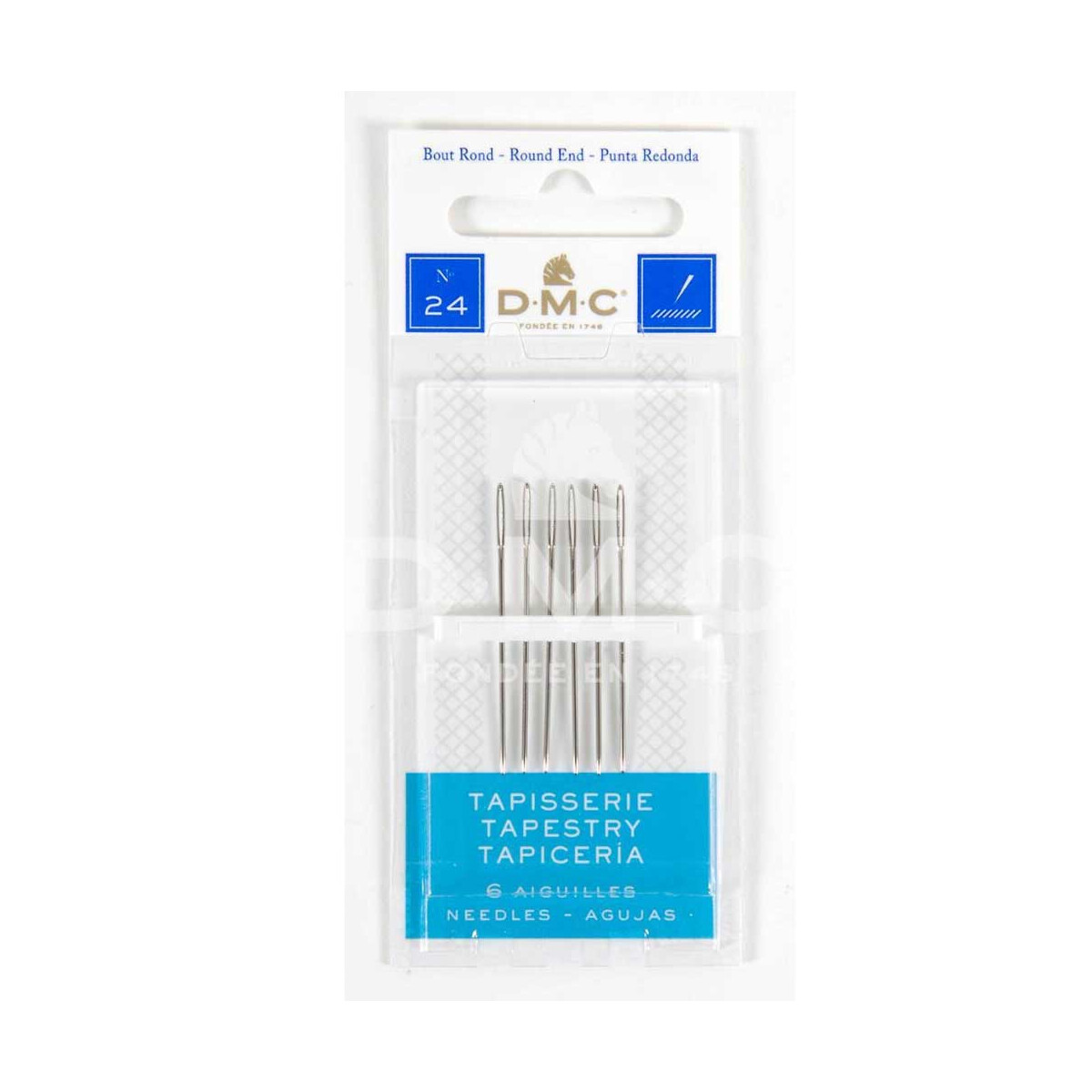 DMC Stitch Needle for Tapestry, rounded end, Size 24, set...