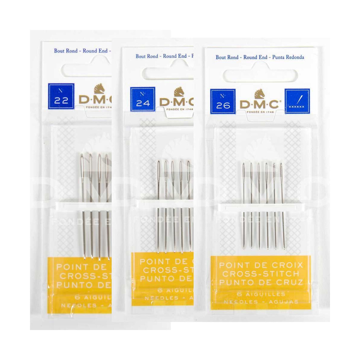 DMC Stitch Needle for cross stitch, rounded end,...