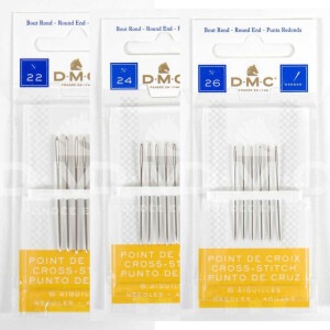 DMC Stitch Needle for cross stitch, rounded end,...