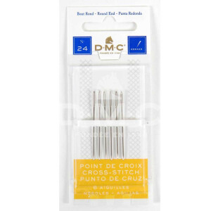 DMC Stitch Needle for cross stitch, rounded end, different sizes, set of 6 pcs.