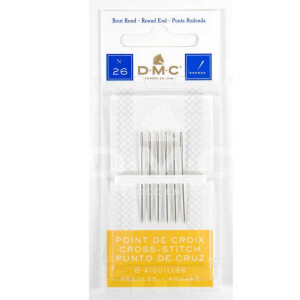 DMC Stitch Needle for cross stitch, rounded end, Size 22,...