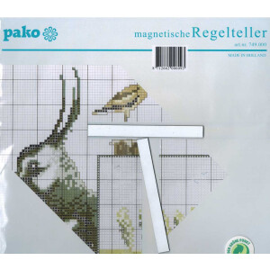 Pako line-counter, magnetic with a metal plate, 23x23 cm,...